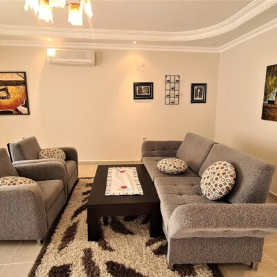 Møbleret 3 værelses lejlighed til salg i Cikcilli Alanya 7
