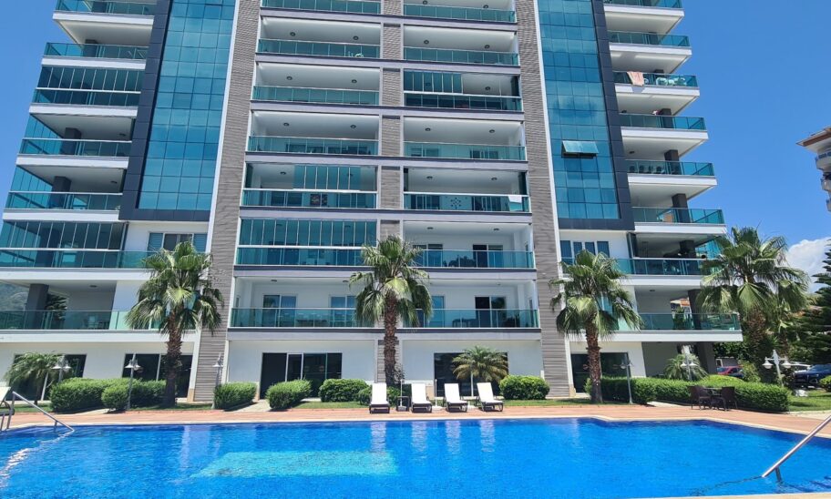 Furnished 3 Room Apartment For Sale In Cikcilli Alanya 34
