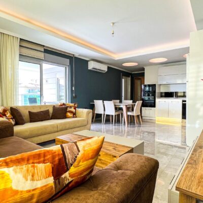 Furnished 4 Room Apartment For Sale In Oba Alanya 2