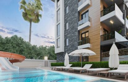 + New Built 2 Room Flat For Sale In Oba Alanya 11