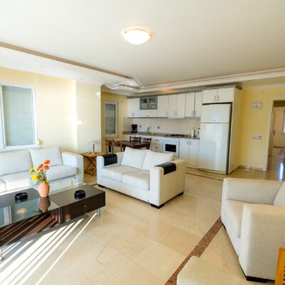 Sea View 3 Room Apartment For Sale In Tosmur Alanya 10