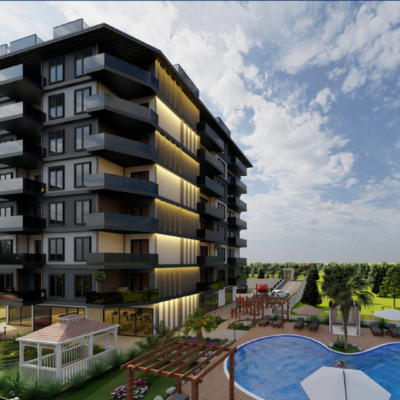 2 Room Flat From Project For Sale In Avsallar Alanya 1