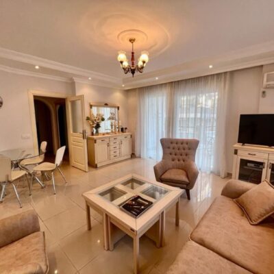 Möblierte 3-Zimmer-Wohnung zum Verkauf in Oba Alanya 4