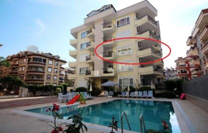 3 Room Furnished Apartment For Sale In Oba Alanya 11