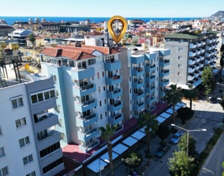 Sentral 3-roms leilighet til salgs i Alanya 1