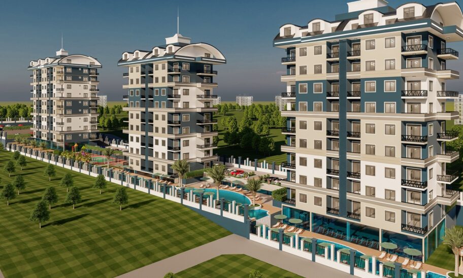 Cheap 2 Room Flat From Project For Sale In Payallar Alanya 8