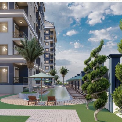 Cheap 2 Room Flat From Project For Sale In Payallar Alanya 9