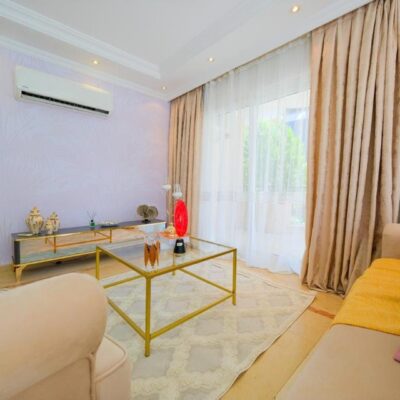 Close To Sea Furnished 3 Room Apartment For Sale In Oba Alanya 5
