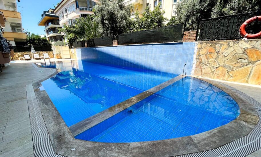 Close To Sea Furnished 3 Room Apartment For Sale In Oba Alanya 7
