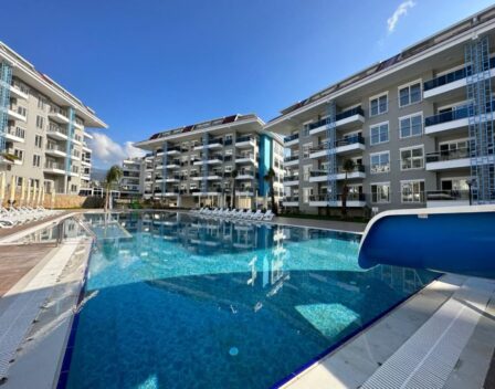 Voll ausgestattete 2-Zimmer-Wohnung zum Verkauf in der Calypso Residence, Kestel Alanya 9