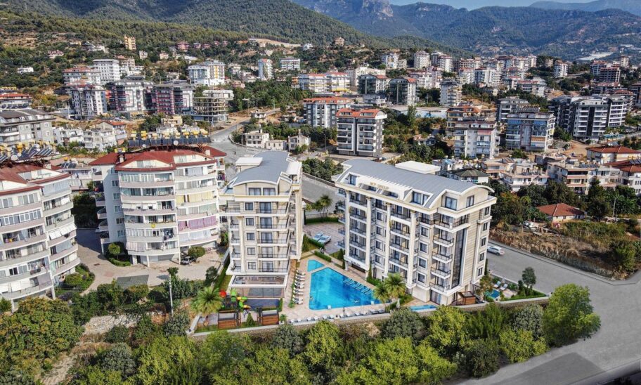 Full Activity 2 Room Flat For Sale In Oba Alanya 14