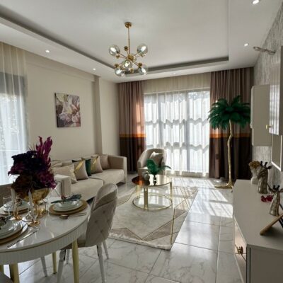 Furnished 2 Room Flat For Sale In Oba Alanya 52