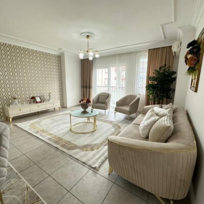 Gemeubileerd 3 kamer appartement te koop in Oba Alanya 20