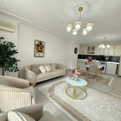 Møblert 3-roms leilighet til salgs i Oba Alanya 21