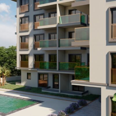 New Built 2 Room Flat For Sale In Payallar Alanya 2