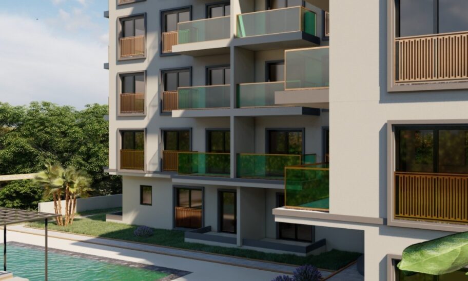 New Built 2 Room Flat For Sale In Payallar Alanya 2