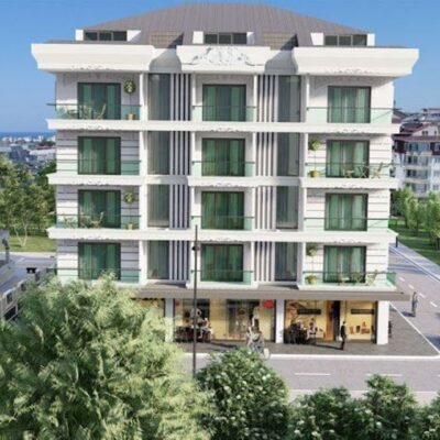 Nybygget 3 roms leilighet til salgs i Oba Alanya 11