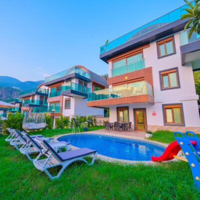 Suitable For Citizenship Luxury 6 Room Villa For Sale In Bektas Alanya 14