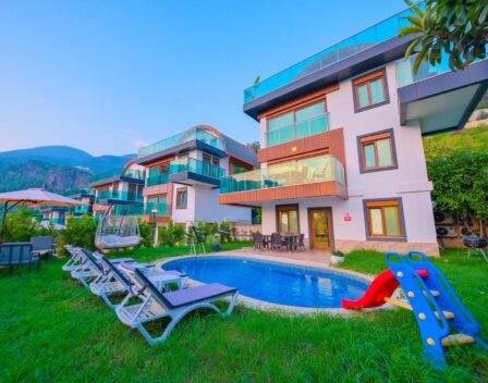 Suitable For Citizenship Luxury 6 Room Villa For Sale In Bektas Alanya 14