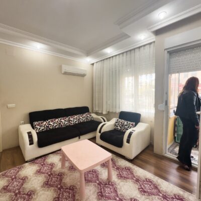 Billig møblert 3 roms leilighet til salgs i Alanya 8