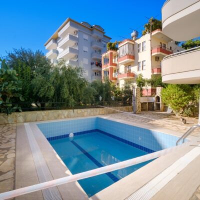 Cheap Furnished 3 Room Apartment For Sale In Cikcilli Alanya 35
