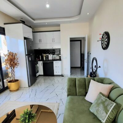 Cheap Furnished 3 Room Apartment For Sale In Oba Alanya 61