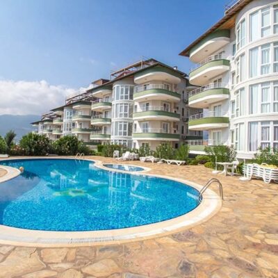 Cheap Furnished 3 Room Apartment For Sale In Oba Alanya 91