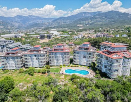 Cheap Furnished 3 Room Apartment For Sale In Oba Alanya 93