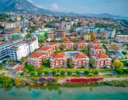Close To Sea Furnished 5 Room Duplex For Sale In Kestel Alanya 15