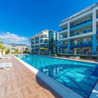 Full Activity Furnished 3 Room Duplex For Sale In Kestel Alanya 2