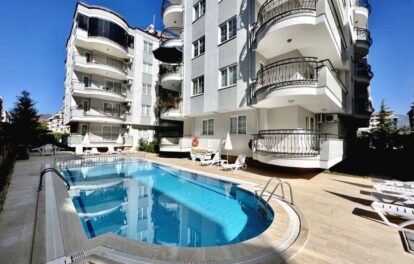 Furnished 3 Room Apartment For Sale In Oba Alanya 16