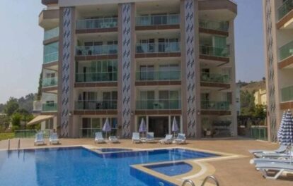 Cheap Furnished 2 Room Flat For Sale In Kestel Alanya 10