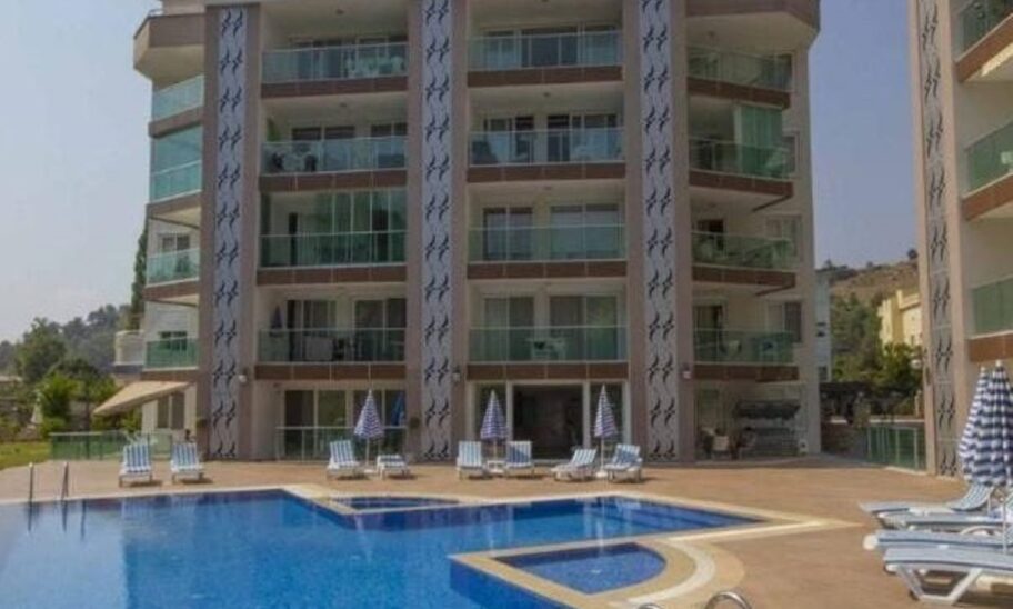 Cheap Furnished 2 Room Flat For Sale In Kestel Alanya 10