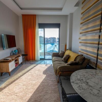Cheap Furnished 2 Room Flat For Sale In Mahmutlar Alanya 40