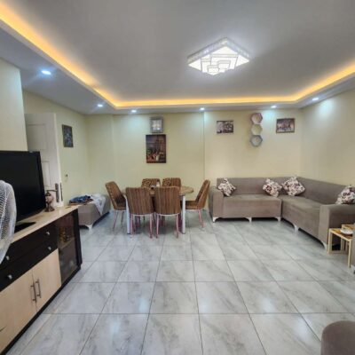 Billig møblert 3 roms leilighet til salgs i Mahmutlar Alanya 8