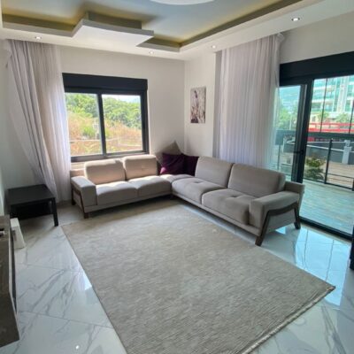 Billig møblert 3 roms leilighet til salgs i Oba Alanya 8