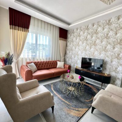 Furnished 2 Room Flat For Sale In Kargicak Alanya 2