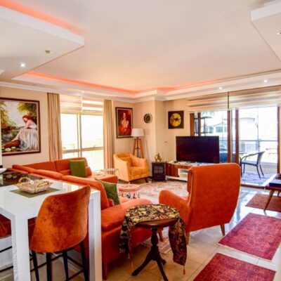 Møbleret 4 værelses duplex til salg i Kestel Alanya 11