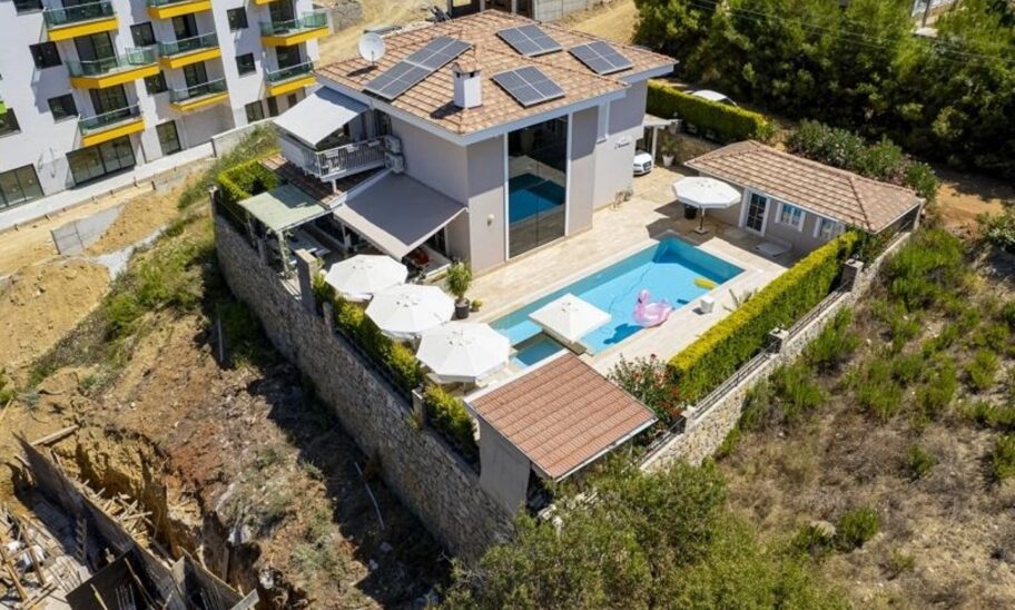 Luksus 4-roms privat villa til salgs i Avsallar Alanya 8