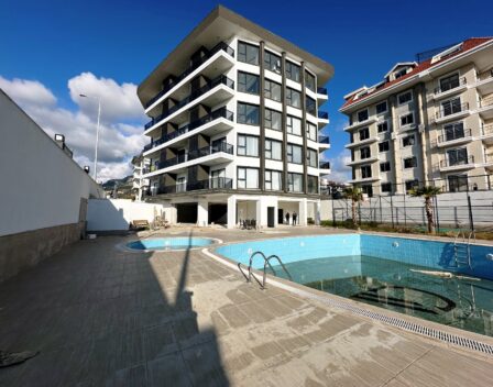 New Furnished 2 Room Flat For Sale In Kestel Alanya 15