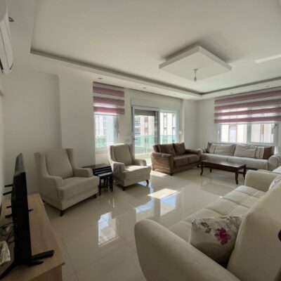 Sea View Furnished 3 Room Apartment For Sale In Kestel Alanya 7