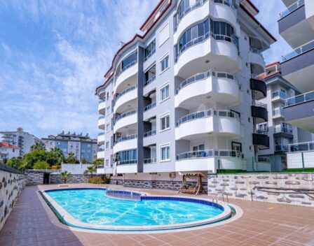 Suitable For Citizenship 3 Room Apartment For Sale In Cikcilli Alanya 8