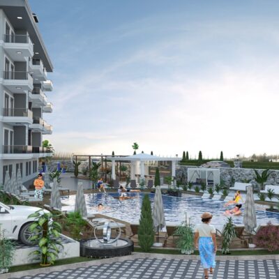 3 Room Duplex From Project For Sale In Oba Alanya 3