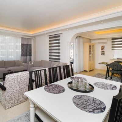 4 Room Furnished Penthouse Duplex For Sale In Oba Alanya 13