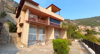 KOE-3103 – Tepe Alanya Turkey 4 Room Home Villa for sale from owner