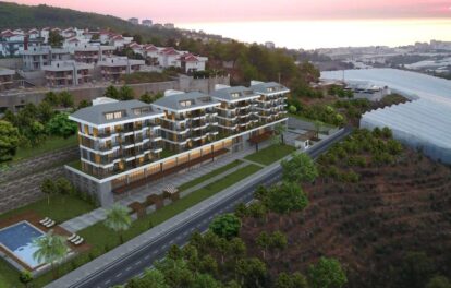 8% rocznej gwarancji czynszu Mieszkania z projektu na sprzedaż w Kargicak Alanya 1
