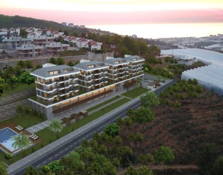 8% de garantie de loyer annuel Appartements du projet à vendre à Kargicak Alanya 1