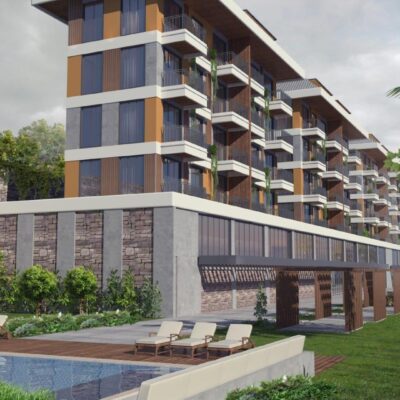 8% Annual Rent Guarantee Flats From Project For Sale In Kargicak Alanya 2