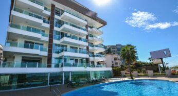 GRO-2403 – Kargicak Alanya Beachfront 3 Room Apartment for sale