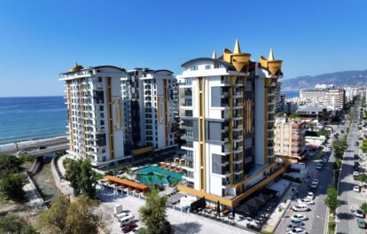 Beachfront Furnished 5 Room Apartment For Sale In Mahmutlar Alanya 1